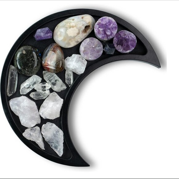Moon Tray Crystal Holder Display - Picture 4 of 6